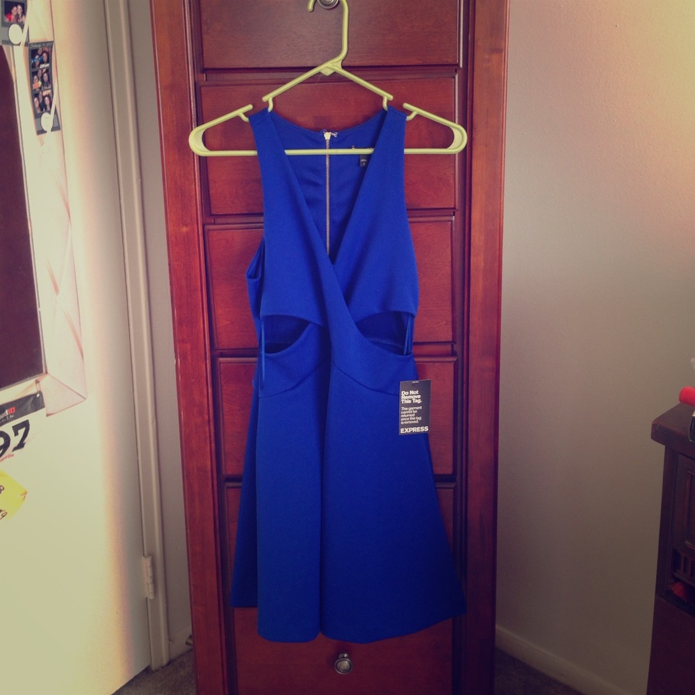 Express cut out dress